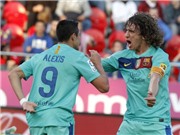 Bóng đá anh, ngoại hạng anh, lịch thi đấu euro 2012, Mallorca 0-2 Barcelona: 3 điểm nhọc nhằn